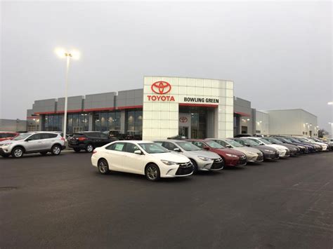 Toyota bg ky - Toyota of Bowling Green. Sales 270-679-0906. Service 270-648-1430. 2398 Scottsville Rd Bowling Green, KY 42104. Today 7:00 AM - 5:00 PM. SmartPath. 